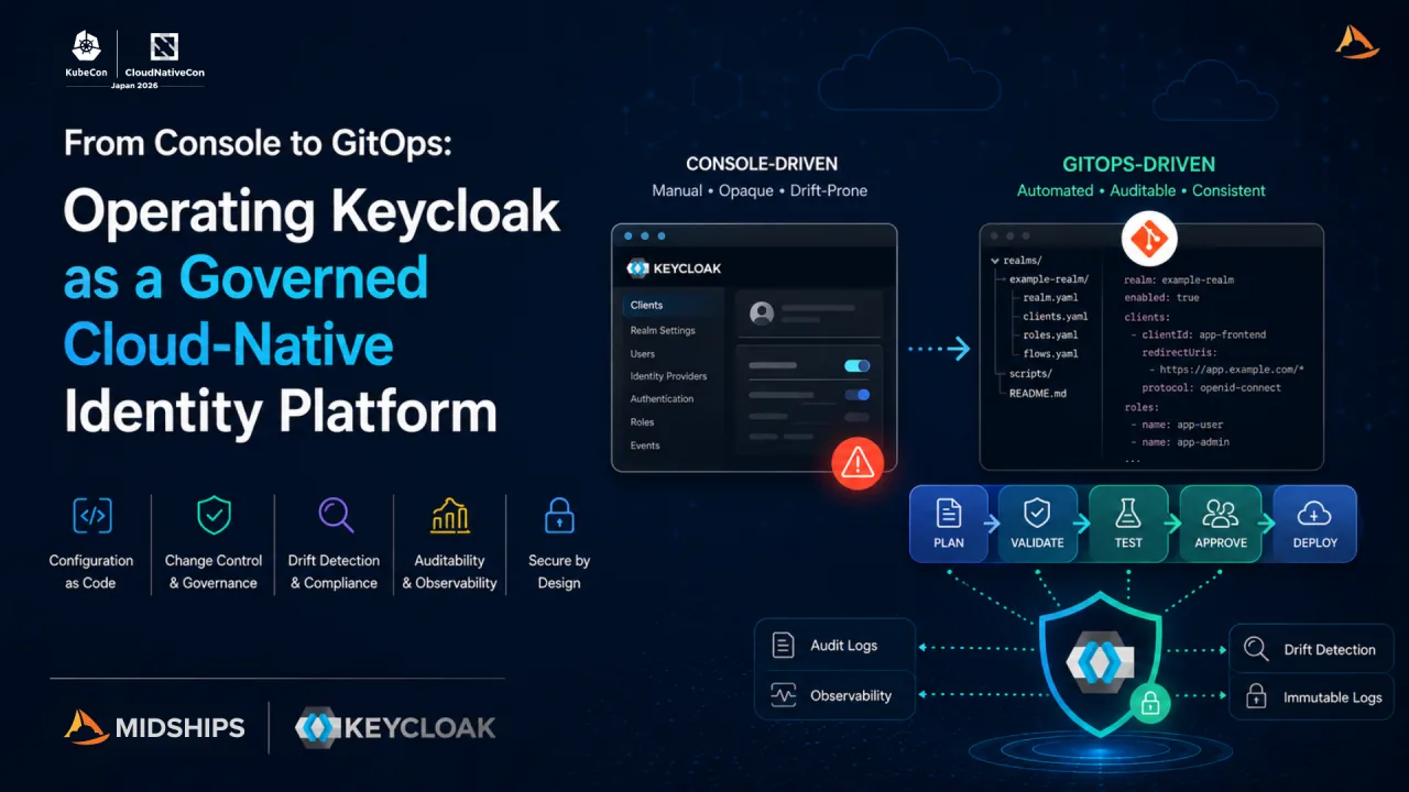 From Console to GitOps: Operating Keycloak as a Governed Cloud-Native Identity Platform