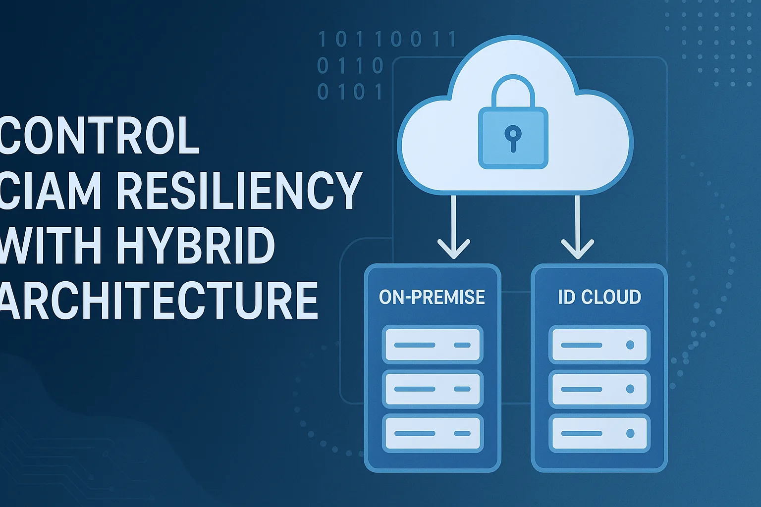 Control CIAM resiliency with hybrid architecture: on-premise and ID cloud