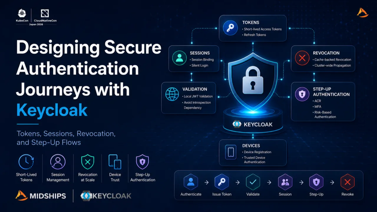 Designing Secure Authentication Journeys with Keycloak: Tokens, Sessions, Revocation, and Step-Up Flows