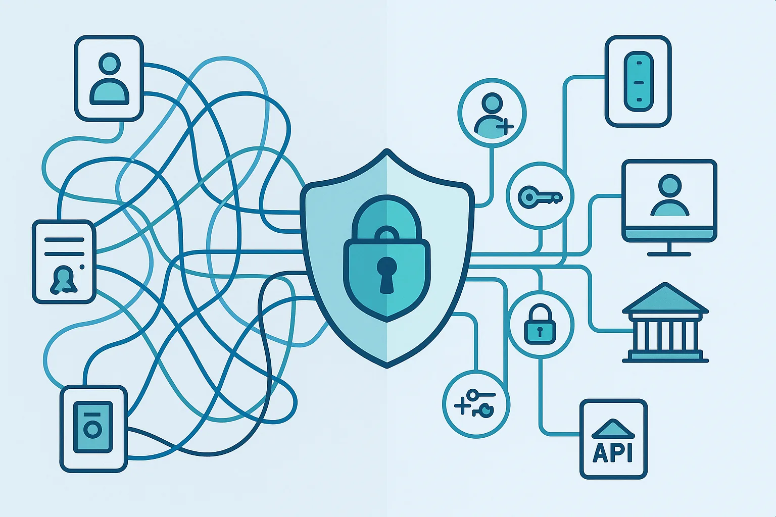Data security system protects user accounts, API, and bank information