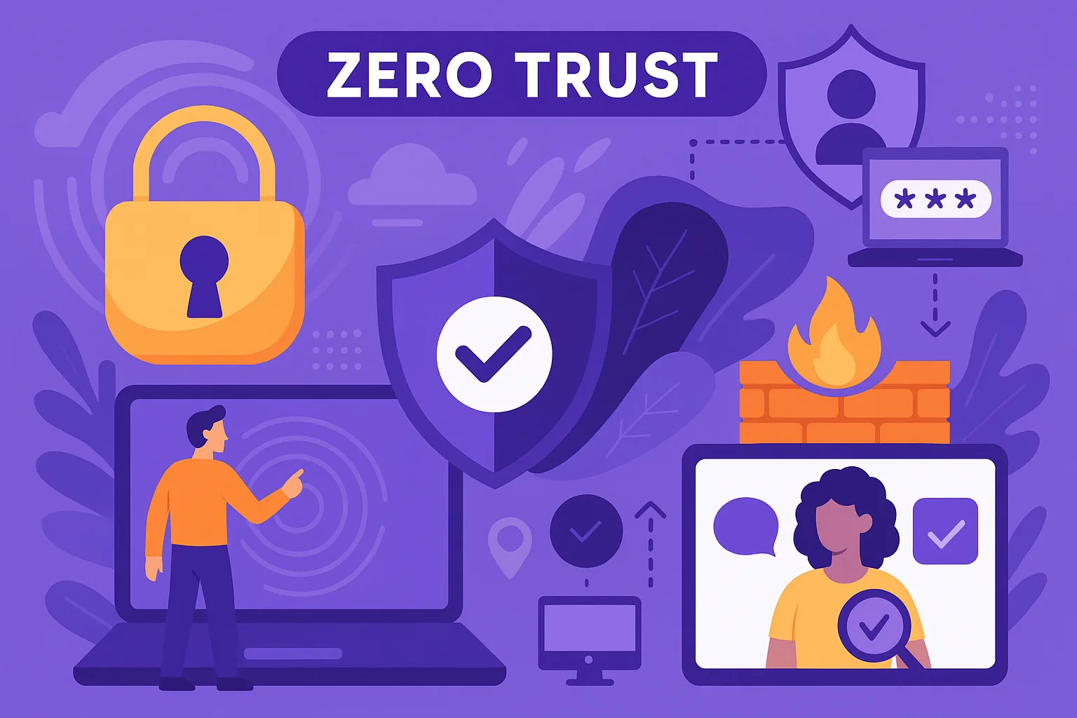 Zero Trust security: verified user access, secure network