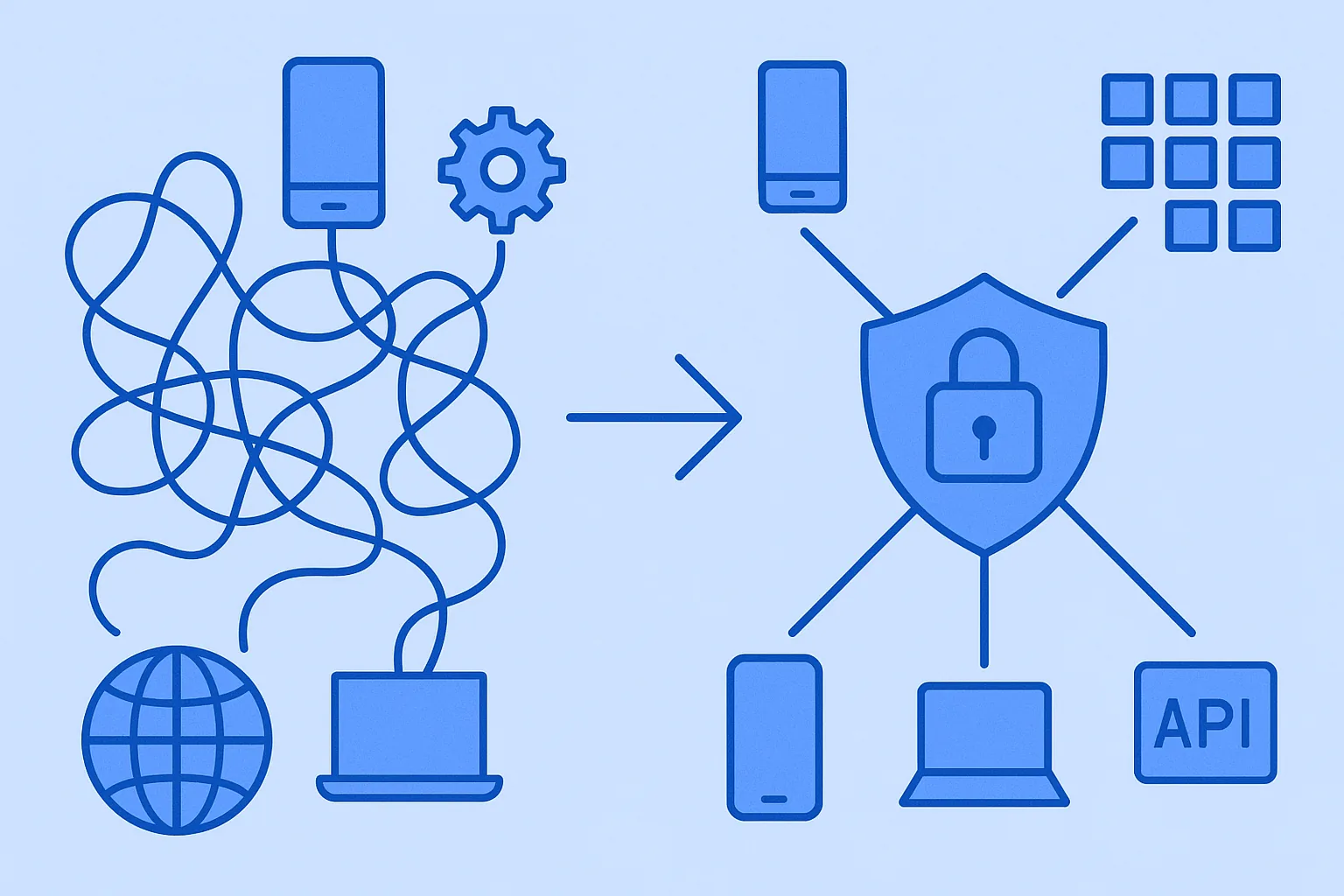 Secure API integration: simplified data management