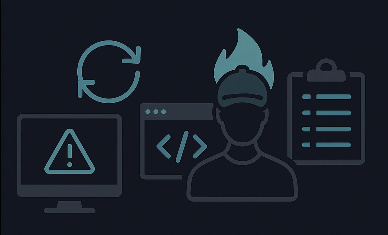 Developer tackling urgent software update