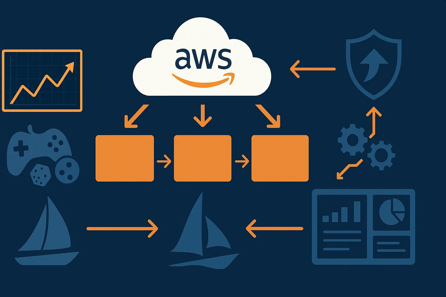 AWS cloud platform workflow: security, scalability, and analytics