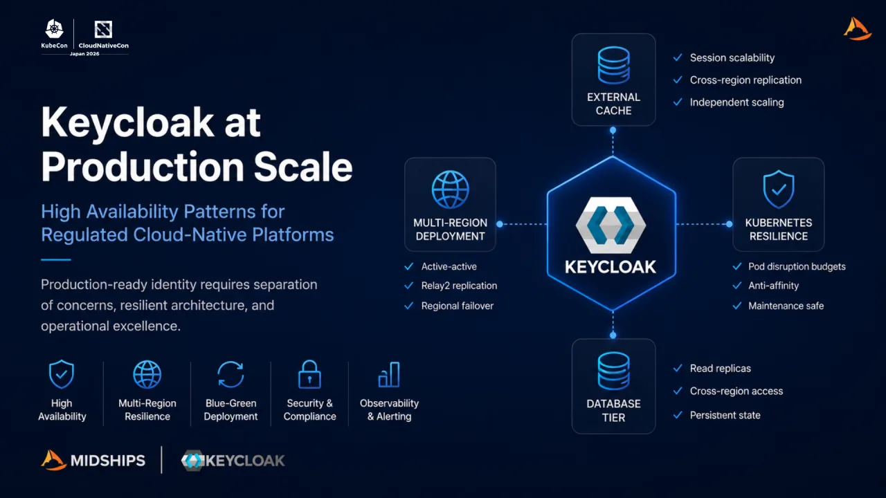 Keycloak at Production Scale: High Availability Patterns for Regulated Cloud-Native Platforms