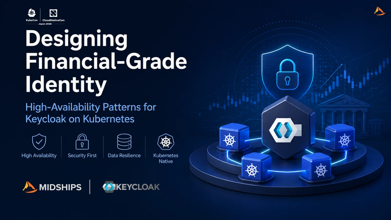 High-availability Keycloak on Kubernetes architecture for financial services